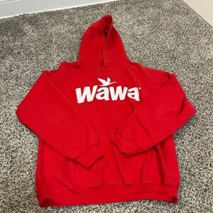Red wawa hoodie